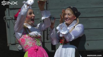 Sexy milkmaids get messy with cream and eggs - Cam 2 Screencap 47 on www.sinx.com