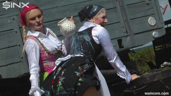 Sexy milkmaids get messy with cream and eggs - Cam 2 Screencap 59 on www.sinx.com