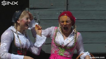 Sexy milkmaids get messy with cream and eggs - Cam 2 Screencap 72 on www.sinx.com