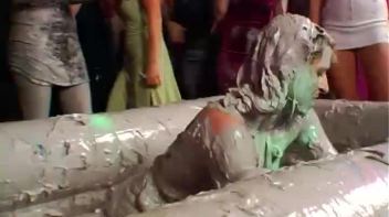 Elegant Muddy Wrestling? Screencap 27 on www.sinx.com