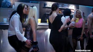 Staff Party Part 2 - Lesbian Edit Screencap 49 on www.sinx.com