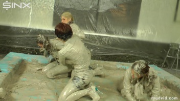 Sexy Ladies Get Wet and Messy In The Mud Screencap 41 on www.sinx.com
