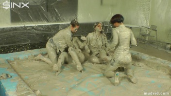 Sexy Ladies Get Wet and Messy In The Mud Screencap 42 on www.sinx.com