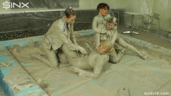 Sexy Ladies Get Wet and Messy In The Mud Screencap 44 on www.sinx.com