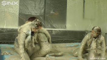 Sexy Ladies Get Wet and Messy In The Mud Screencap 48 on www.sinx.com