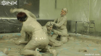 Sexy Ladies Get Wet and Messy In The Mud Screencap 52 on www.sinx.com