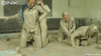 Sexy Ladies Get Wet and Messy In The Mud Screencap 57 on www.sinx.com