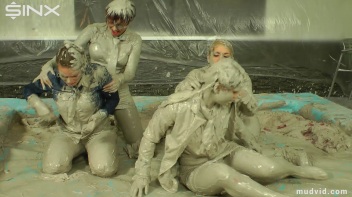 Sexy Ladies Get Wet and Messy In The Mud Screencap 59 on www.sinx.com