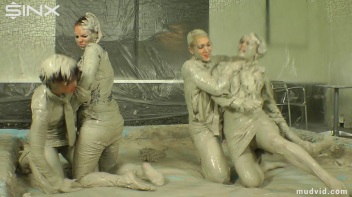 Sexy Ladies Get Wet and Messy In The Mud Screencap 62 on www.sinx.com