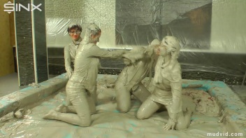 Sexy Ladies Get Wet and Messy In The Mud Screencap 68 on www.sinx.com