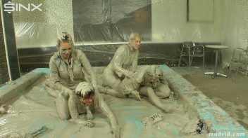 Sexy Ladies Get Wet and Messy In The Mud Screencap 71 on www.sinx.com