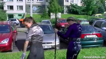 Getting Messy With The Street Cleaner Screencap 30 on www.sinx.com