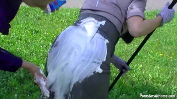 Getting Messy With The Street Cleaner Screencap 35 on www.sinx.com