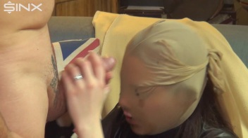 Pantyhose Masked Babe Sucks Cock For Cumshot Screencap 51 on www.sinx.com