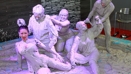 Latest deal - Referee Gets Wrestled Into The Mud During Match