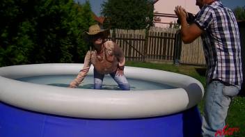 This Cowgirl Swallows Cum With Pride Screencap 24 on www.sinx.com