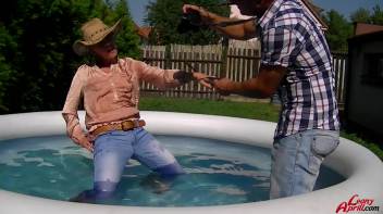 This Cowgirl Swallows Cum With Pride Screencap 31 on www.sinx.com