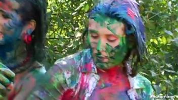 Extreme Finger Painting Goes Eurobabe Brawl Screencap 68 on www.sinx.com