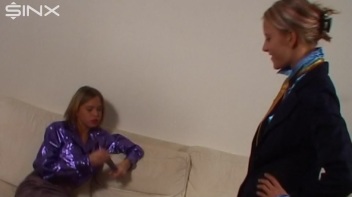 Gorgeous Girls Enjoy WAM Catfight Screencap 3 on www.sinx.com