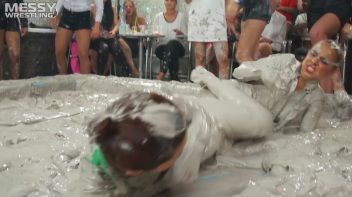 Messy Wrestling: Mud Bunnies Beast it Out In The Ring! Screencap 17 on www.sinx.com