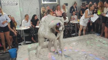Messy Wrestling: Mud Bunnies Beast it Out In The Ring! Screencap 21 on www.sinx.com