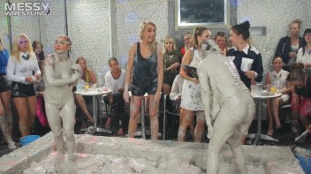 Messy Wrestling: Mud Bunnies Beast it Out In The Ring! Screencap 29 on www.sinx.com