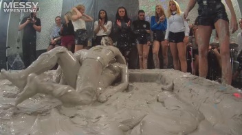Messy Wrestling: Mud Bunnies Beast it Out In The Ring! Screencap 43 on www.sinx.com