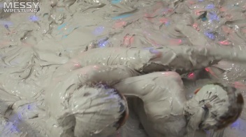 Messy Wrestling: Mud Bunnies Beast it Out In The Ring! Screencap 47 on www.sinx.com