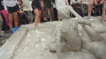 Messy Wrestling: Mud Bunnies Beast it Out In The Ring! Screencap 52 on www.sinx.com