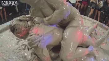 Messy Wrestling: Mud Bunnies Beast it Out In The Ring! Screencap 56 on www.sinx.com