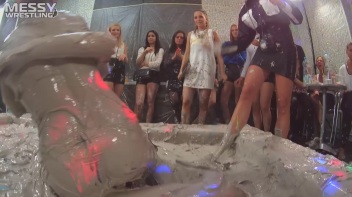 Messy Wrestling: Mud Bunnies Beast it Out In The Ring! Screencap 61 on www.sinx.com