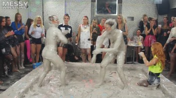 Messy Wrestling: Mud Bunnies Beast it Out In The Ring! Screencap 65 on www.sinx.com