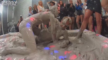 Messy Wrestling: Mud Bunnies Beast it Out In The Ring! Screencap 67 on www.sinx.com