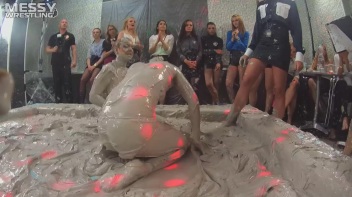 Messy Wrestling: Mud Bunnies Beast it Out In The Ring! Screencap 68 on www.sinx.com