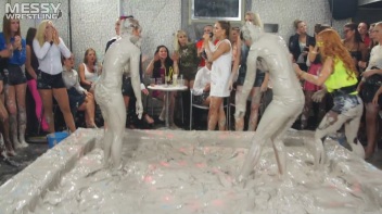 Messy Wrestling: Mud Bunnies Beast it Out In The Ring! Screencap 69 on www.sinx.com