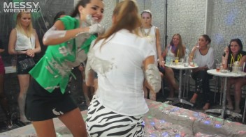 Messy Wrestling: Mud Bunnies Beast it Out In The Ring! Screencap 7 on www.sinx.com