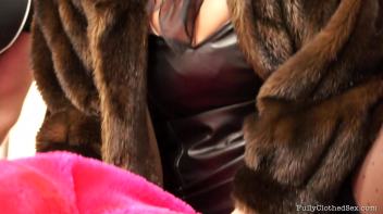 Putting Fur Coats To The Fully Clothed Fuck Test Screencap 60 on www.sinx.com