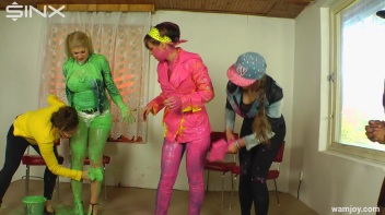 Let the Wet and Messy Paint Games Begin! Screencap 45 on www.sinx.com