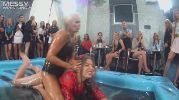 Messy Wrestling: Cuties In Panties Take Shots In The Slop!  Badass Babes Bring It! Screencap 12 on www.sinx.com