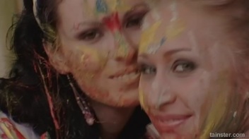 A Very Intense Finger Painting Session Screencap 102 on www.sinx.com