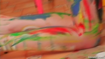 A Very Intense Finger Painting Session Screencap 73 on www.sinx.com