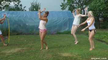 Outdoor Water Fight and Frolicks For Gorgeous Girls Screencap 10 on www.sinx.com