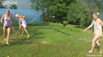 Outdoor Water Fight and Frolicks For Gorgeous Girls Screencap 16 on www.sinx.com