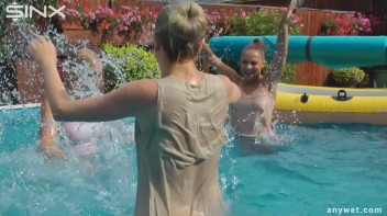 Outdoor Water Fight and Frolicks For Gorgeous Girls Screencap 25 on www.sinx.com