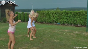 Outdoor Water Fight and Frolicks For Gorgeous Girls Screencap 4 on www.sinx.com