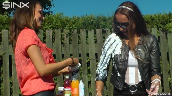 Girls Get Messy in Outdoor WAM Games! Screencap 13 on www.sinx.com