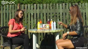 Girls Get Messy in Outdoor WAM Games! Screencap 2 on www.sinx.com