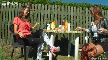 Girls Get Messy in Outdoor WAM Games! Screencap 22 on www.sinx.com