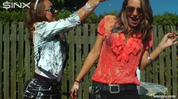 Girls Get Messy in Outdoor WAM Games! Screencap 27 on www.sinx.com