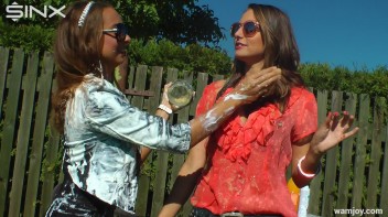 Girls Get Messy in Outdoor WAM Games! Screencap 28 on www.sinx.com